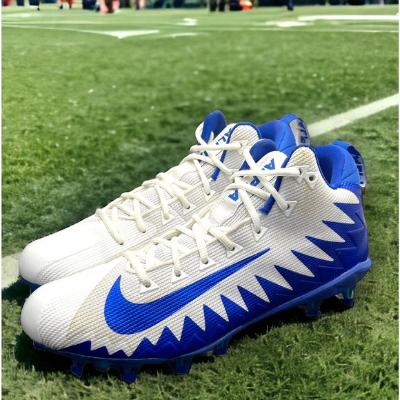 Nike Alpha Menace NFL Football Cleats Blue White 871451 Mens 11.5 Fast Ship main image 5